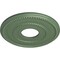 Ekena Millwork Valeriano Ceiling Medallion (Canopies up to 6 1/4"), 12 1/8"OD x 3 5/8"ID x 3/4"P, Athenian Green CM12VAAGF - alternate 2